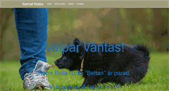 Desktop Screenshot of kennel-nobis.se